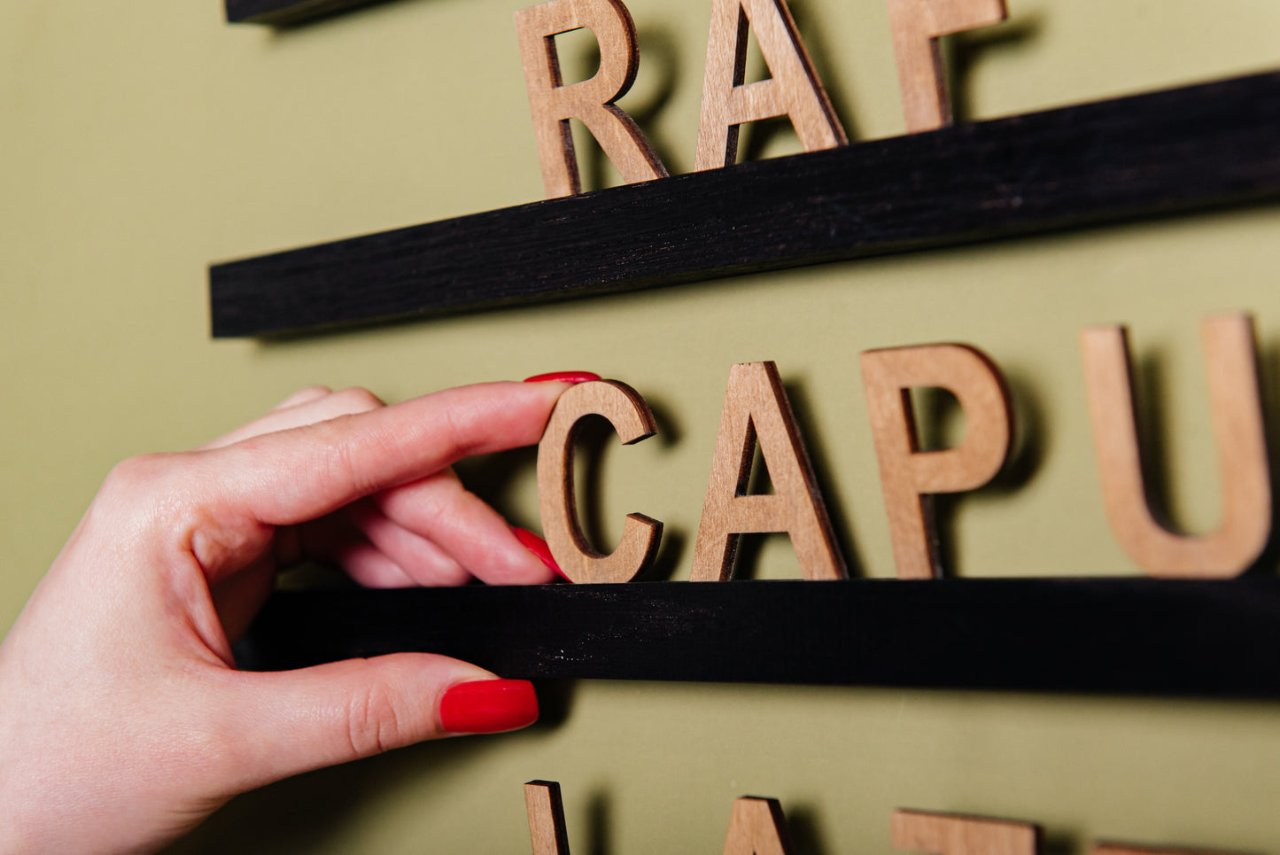 Acryl Rails for Wall Mounted Menu