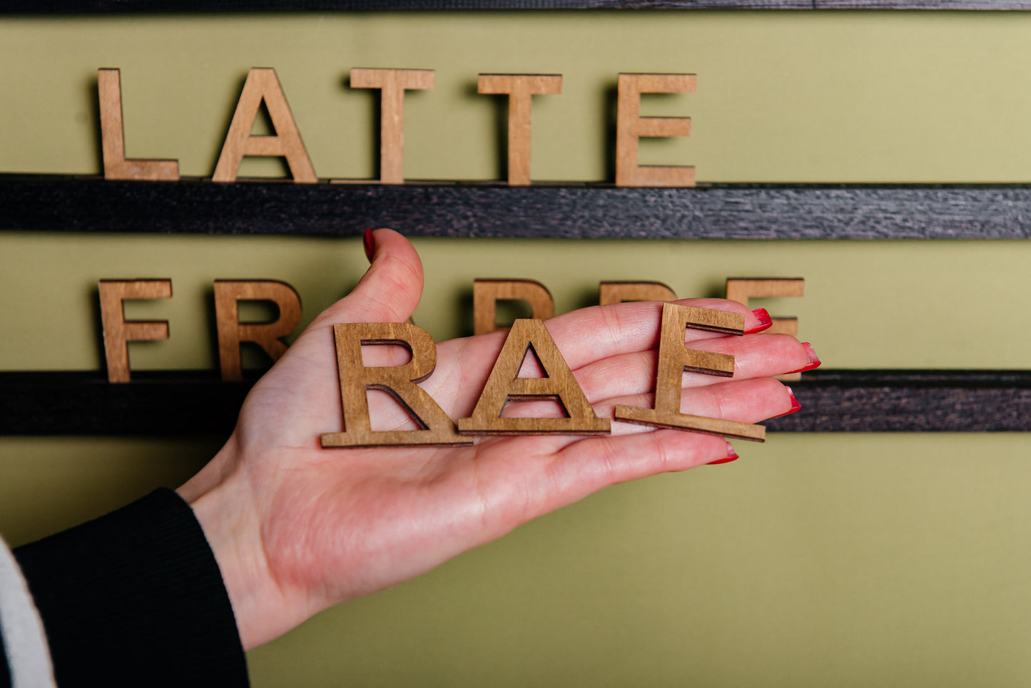 Acryl Rails for Wall Mounted Menu