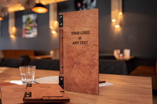 Cafe menu holder