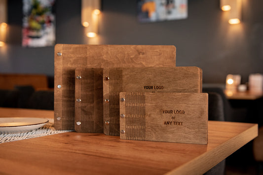 Engraved Menu Holder