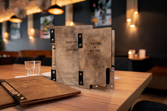 Wooden Menu Holder